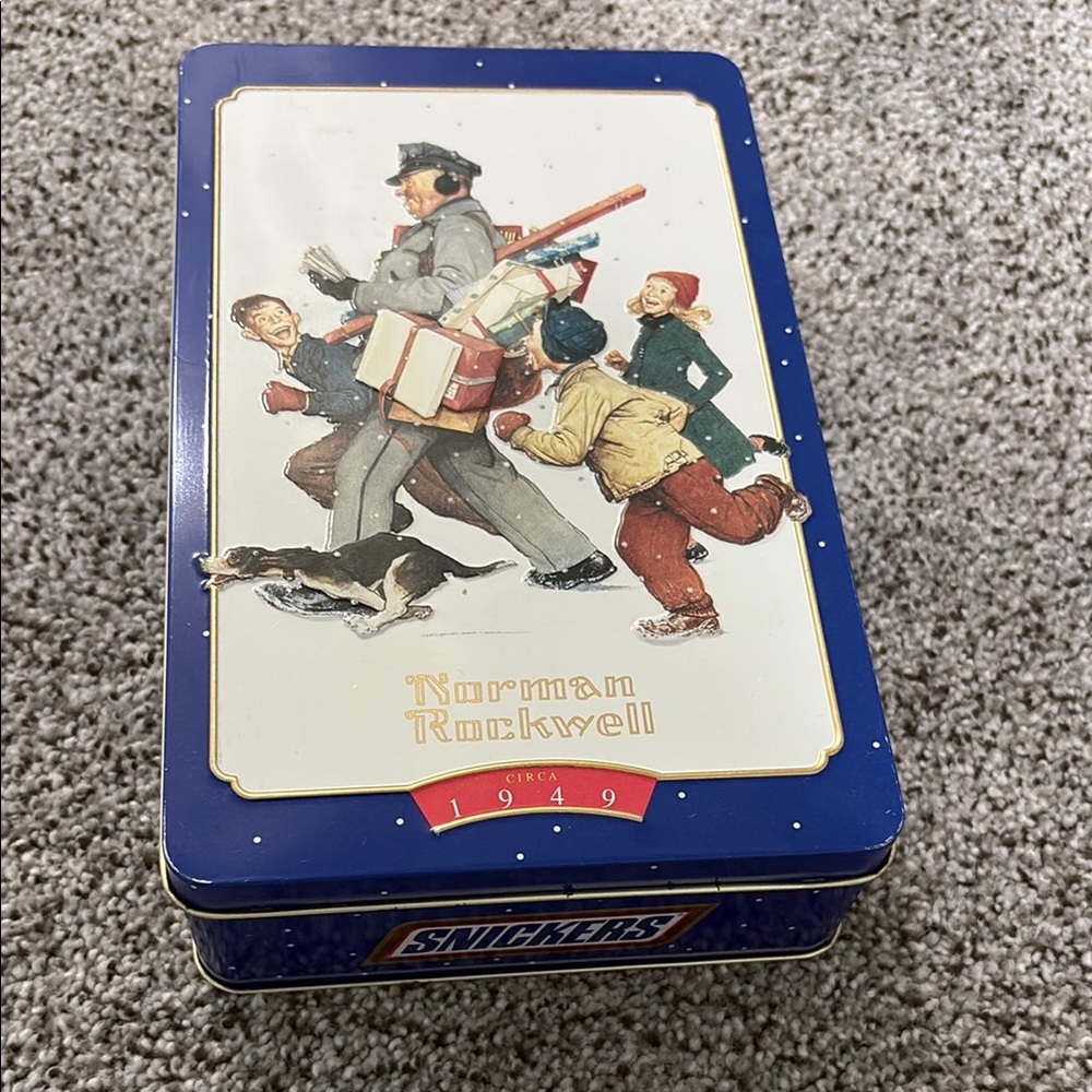 Blue Snickers Collectible Tin